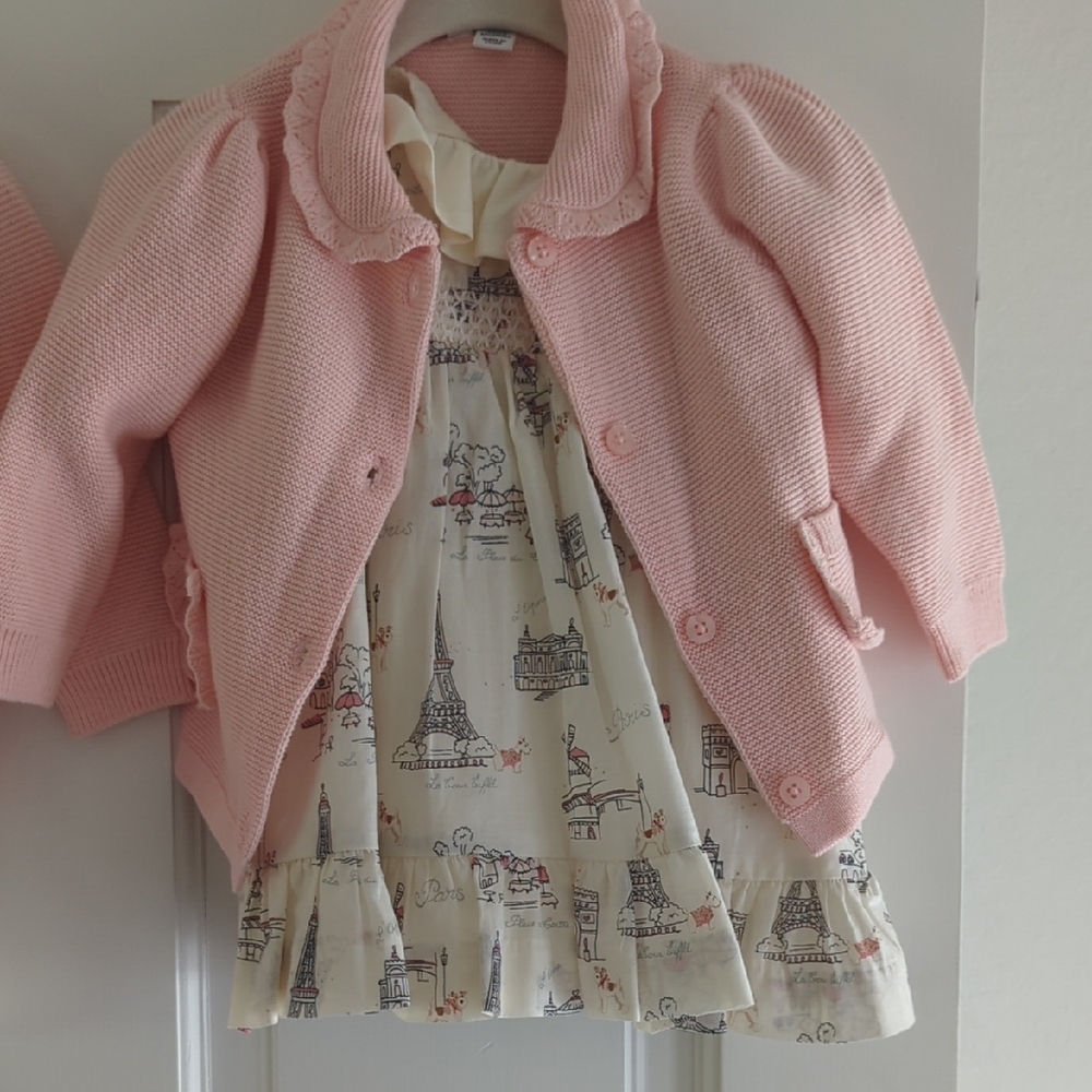 Baby Paris Smocked Dress- (1 Of 2)